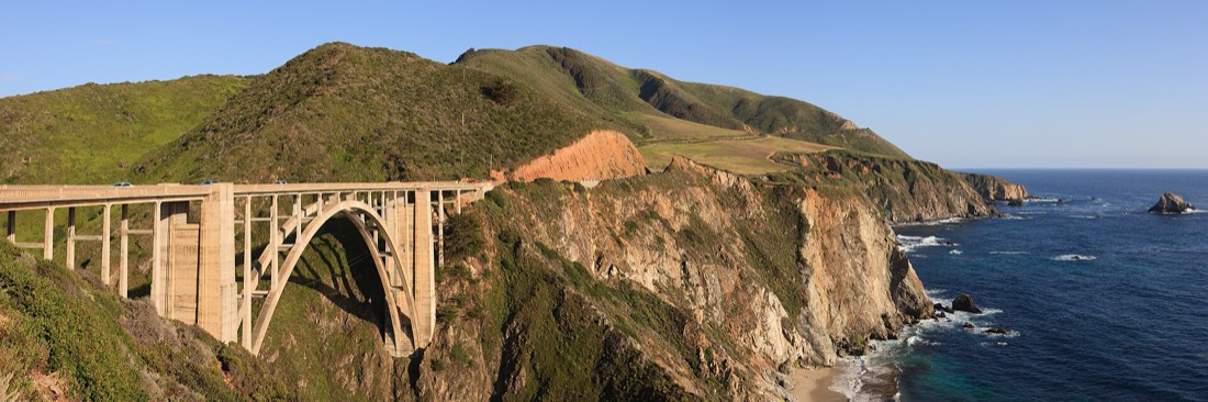 Bixby Creek Bridge along the Big Sur coastline