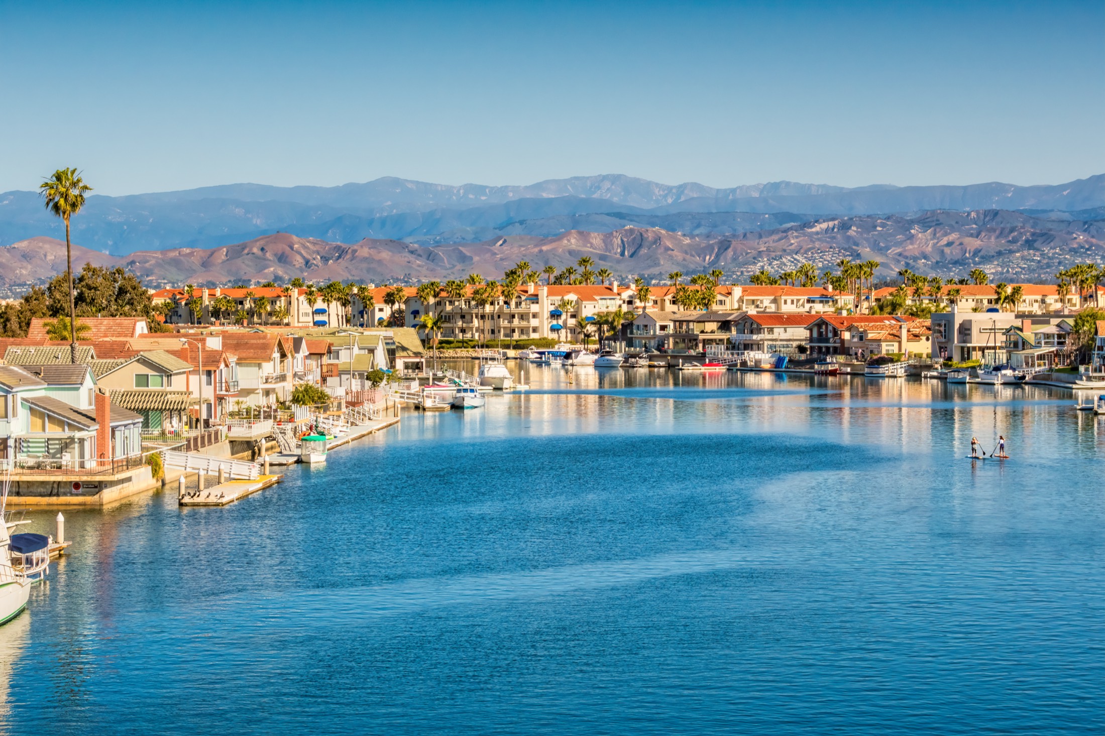 Channel Islands Harbor waterfront homes in Oxnard
